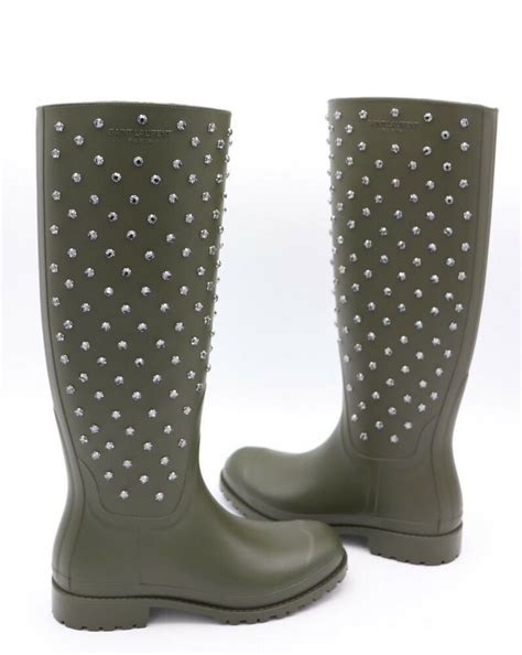 yves saint laurent rain boots|yves saint laurent boots women's.